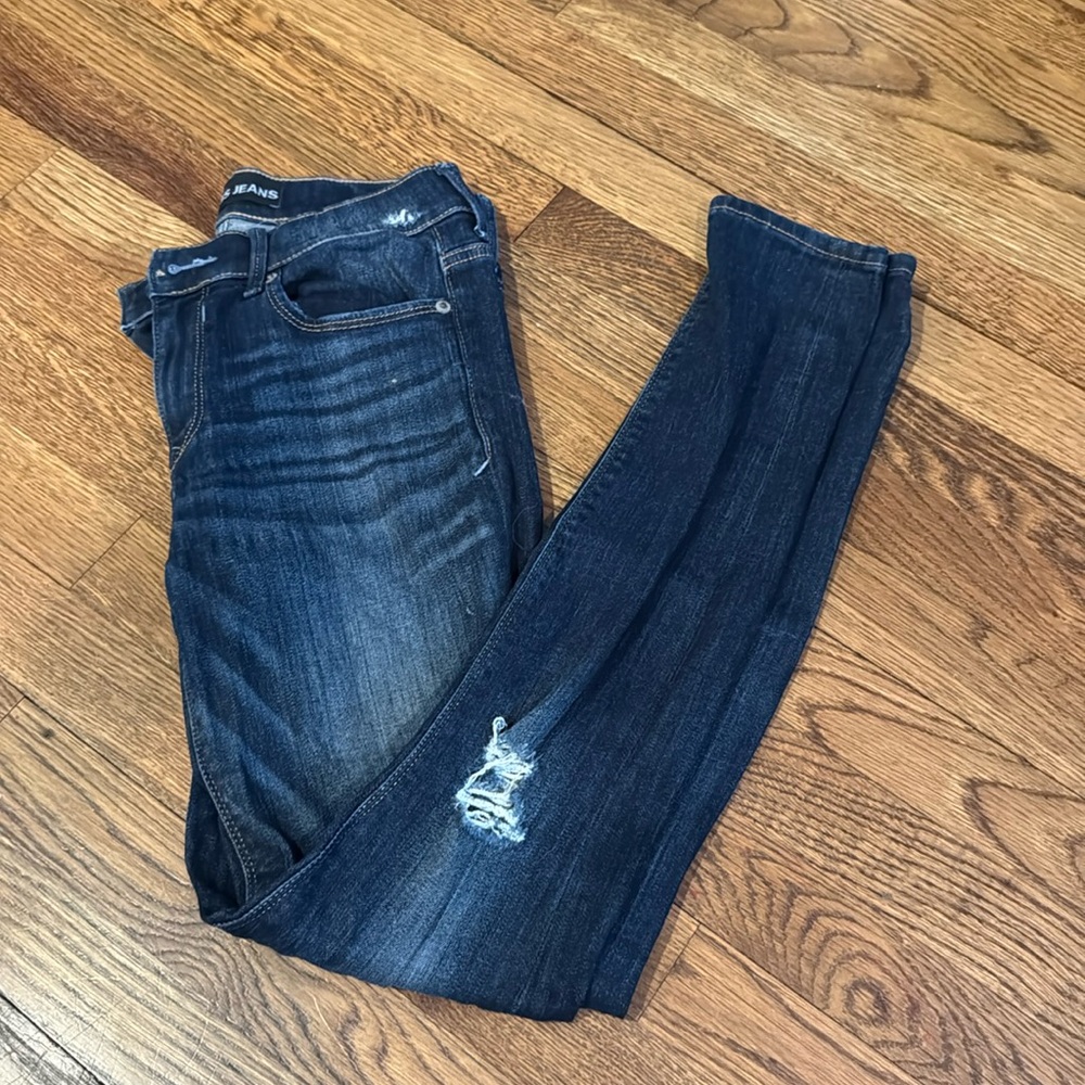 Express Blue Mid Rise Legging